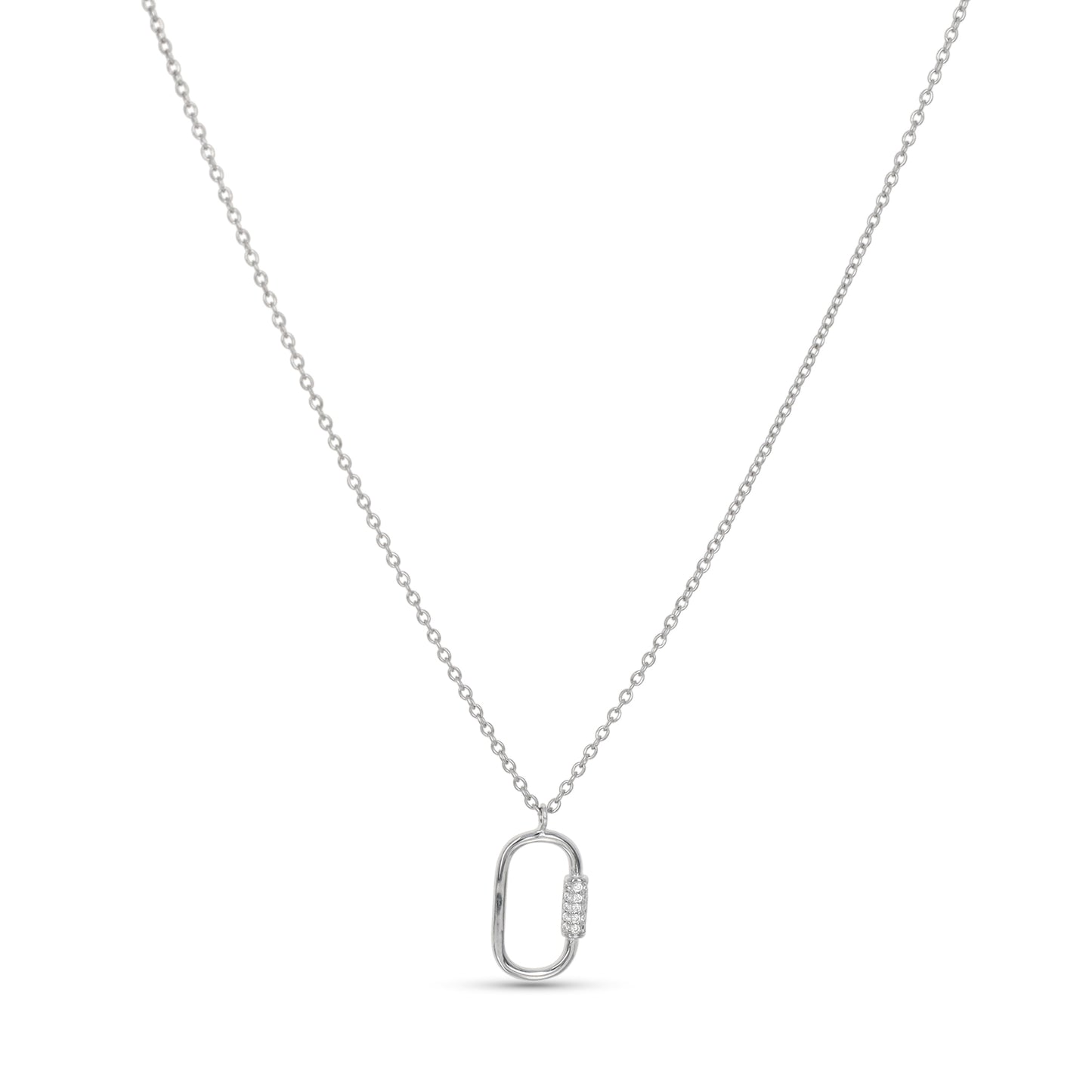 Oval Lock Necklace