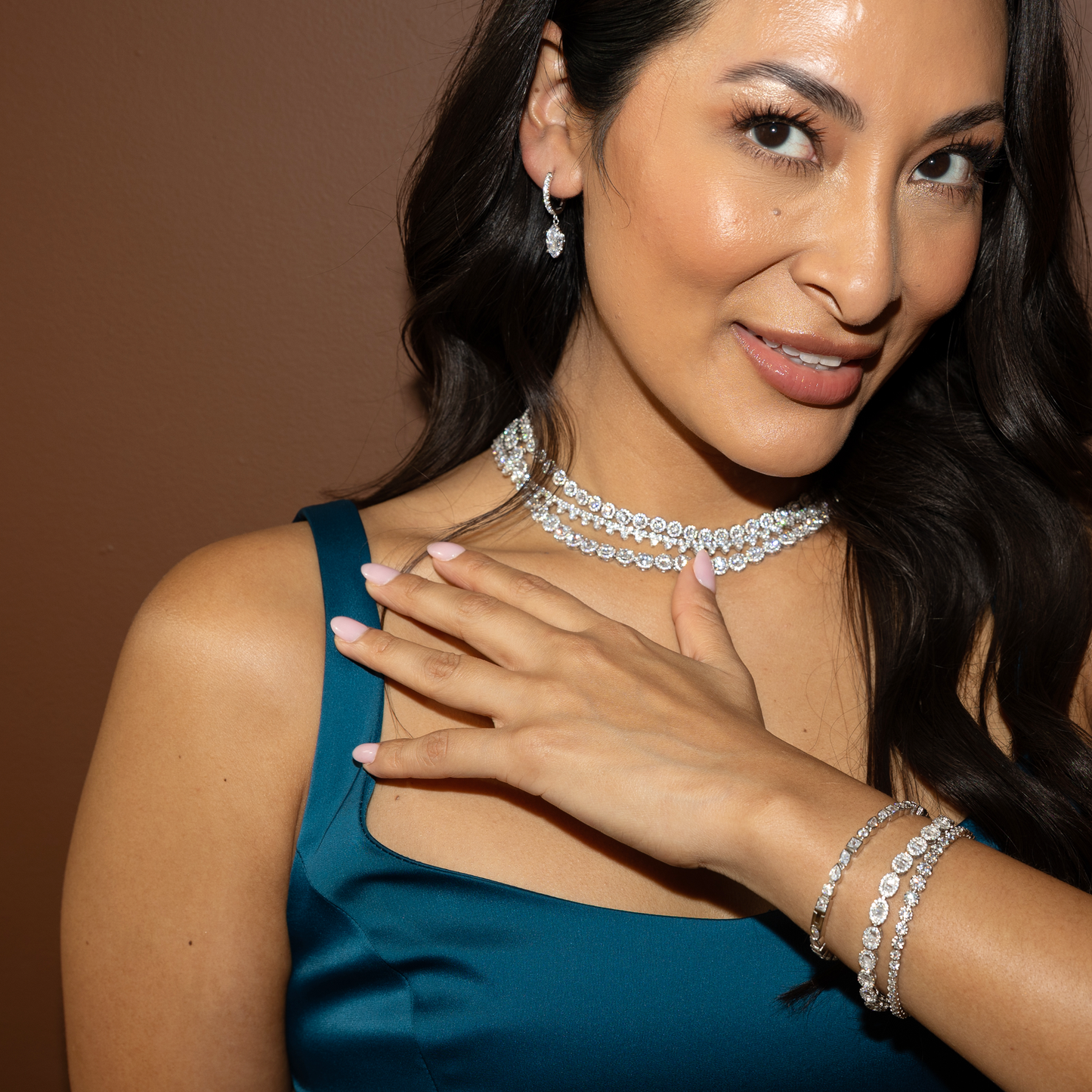 Party Ready in statement jewelry in sterling silver from Alexandra Marks Jewelry.