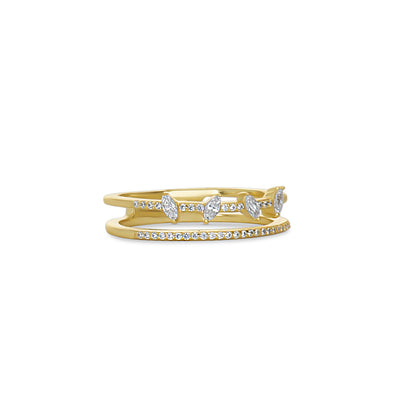 Marquise Stacked Ring from Alexandra Marks Jewelry