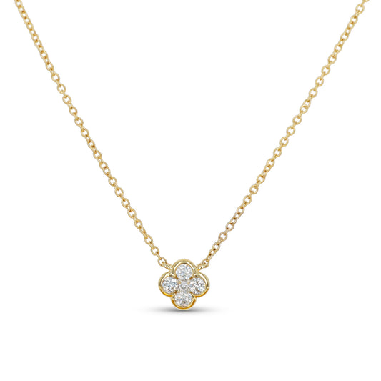 Diamond Clover Necklace | Alexandra Marks Jewelry