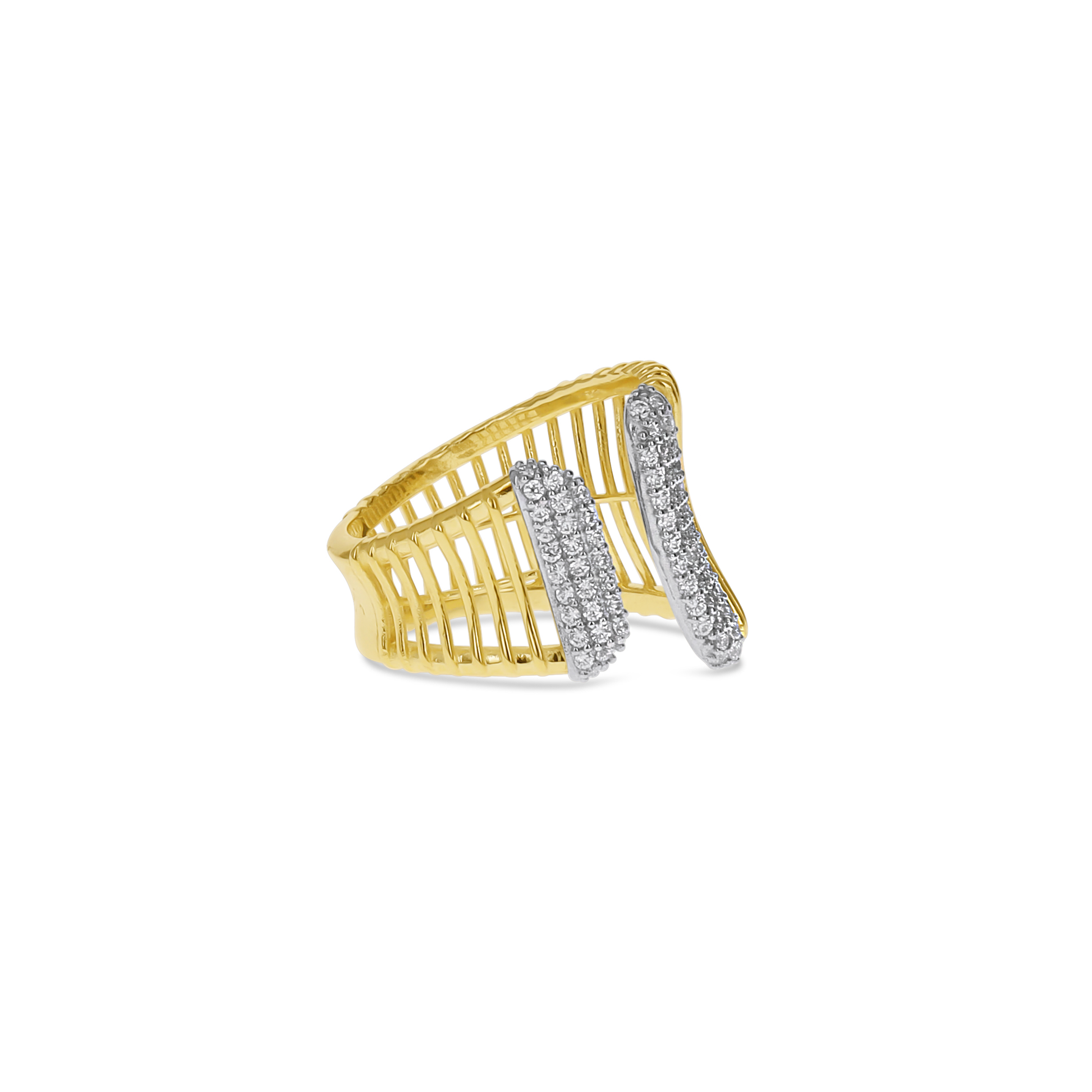Curved Bar Statement Ring 