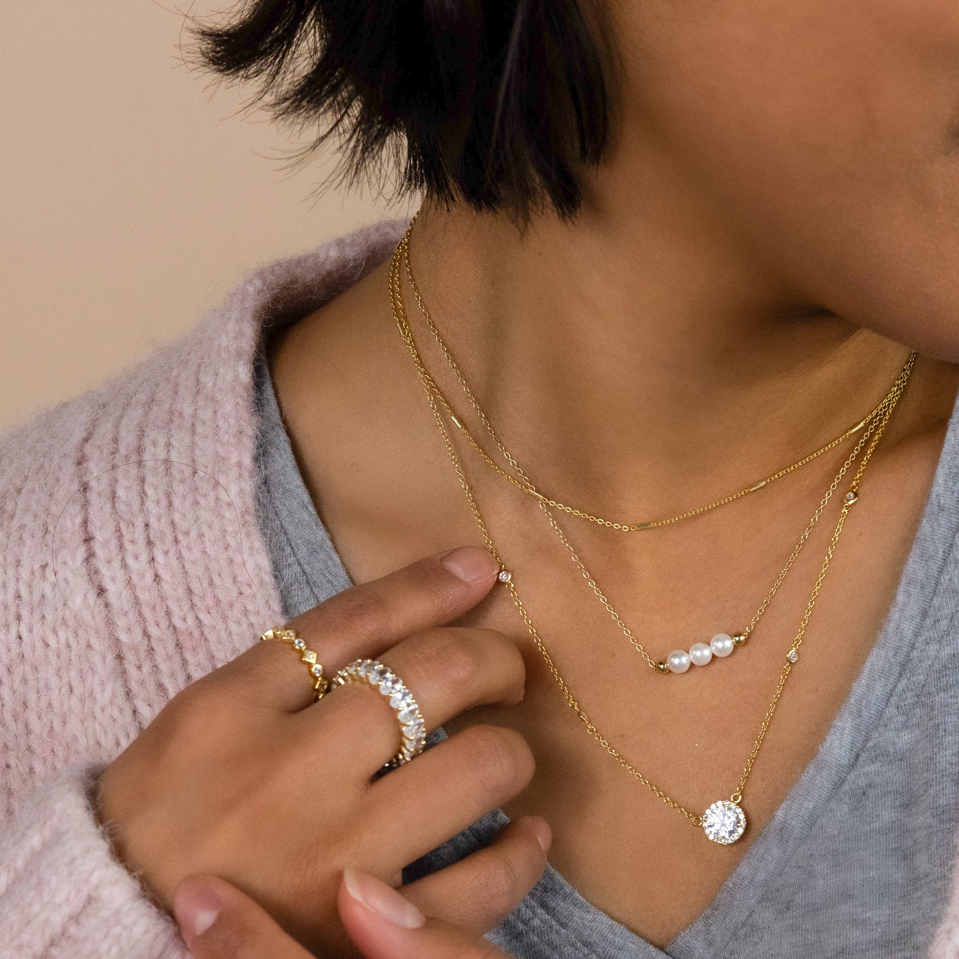 Oval Eternity Band - Main Image