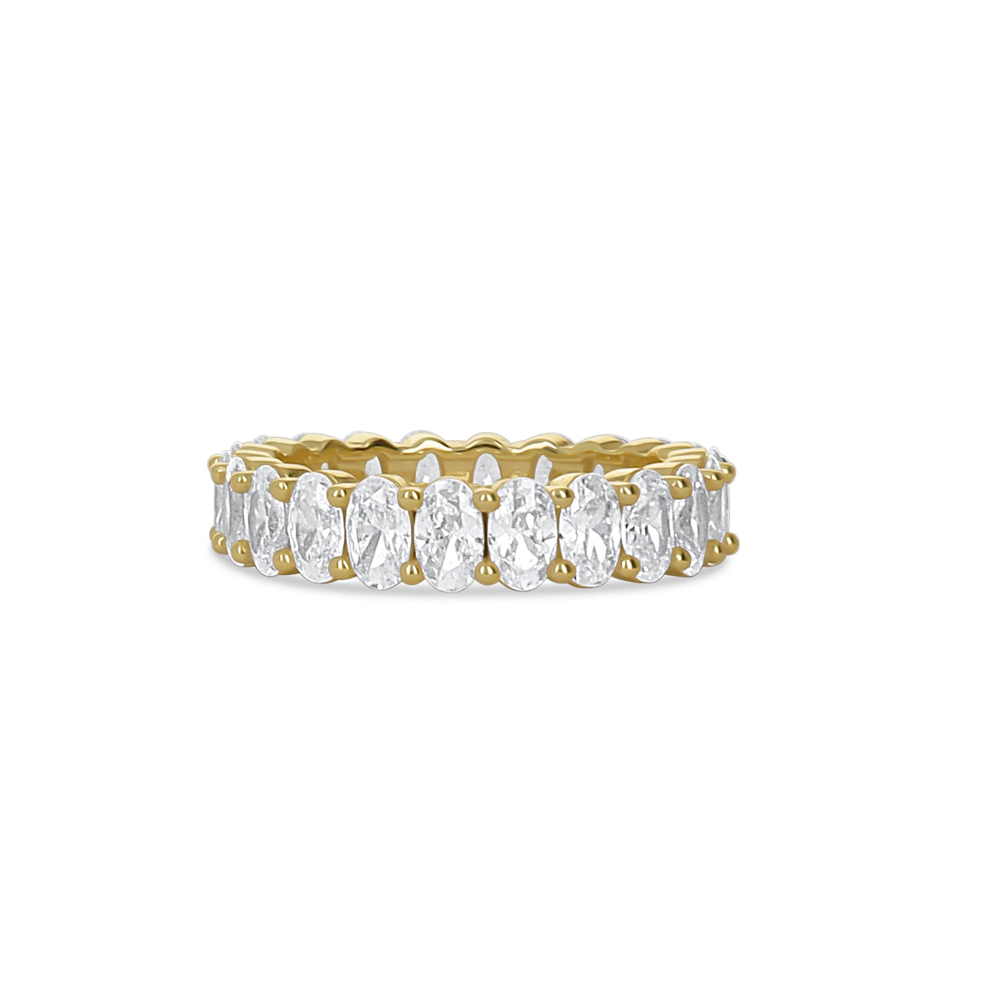 Oval Eternity Band in Gold From Alexandra Marks Jewelry