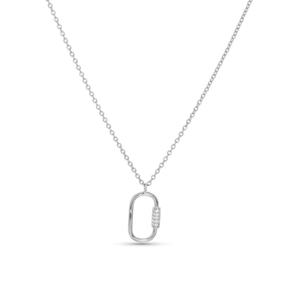 Oval Lock Necklace