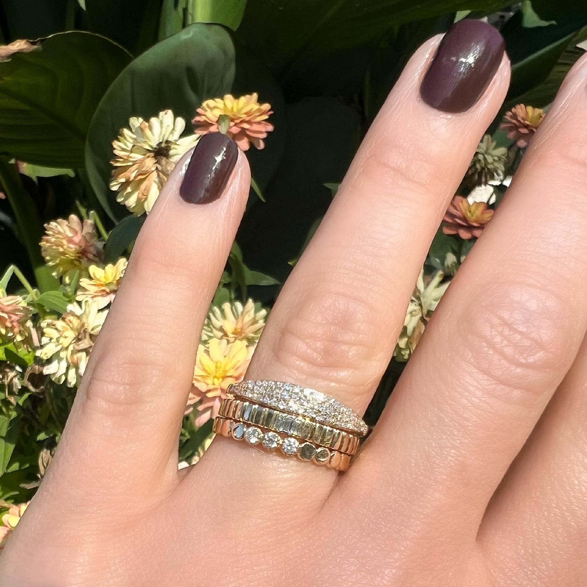 Diamond Statement Ring in Gold | Alexandra Marks Jewelry