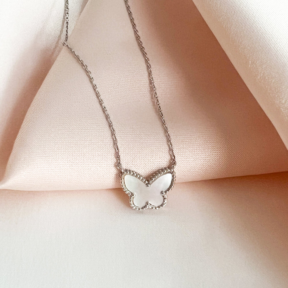 Pearl Butterfly Necklace from Alexandra Marks Jewelry