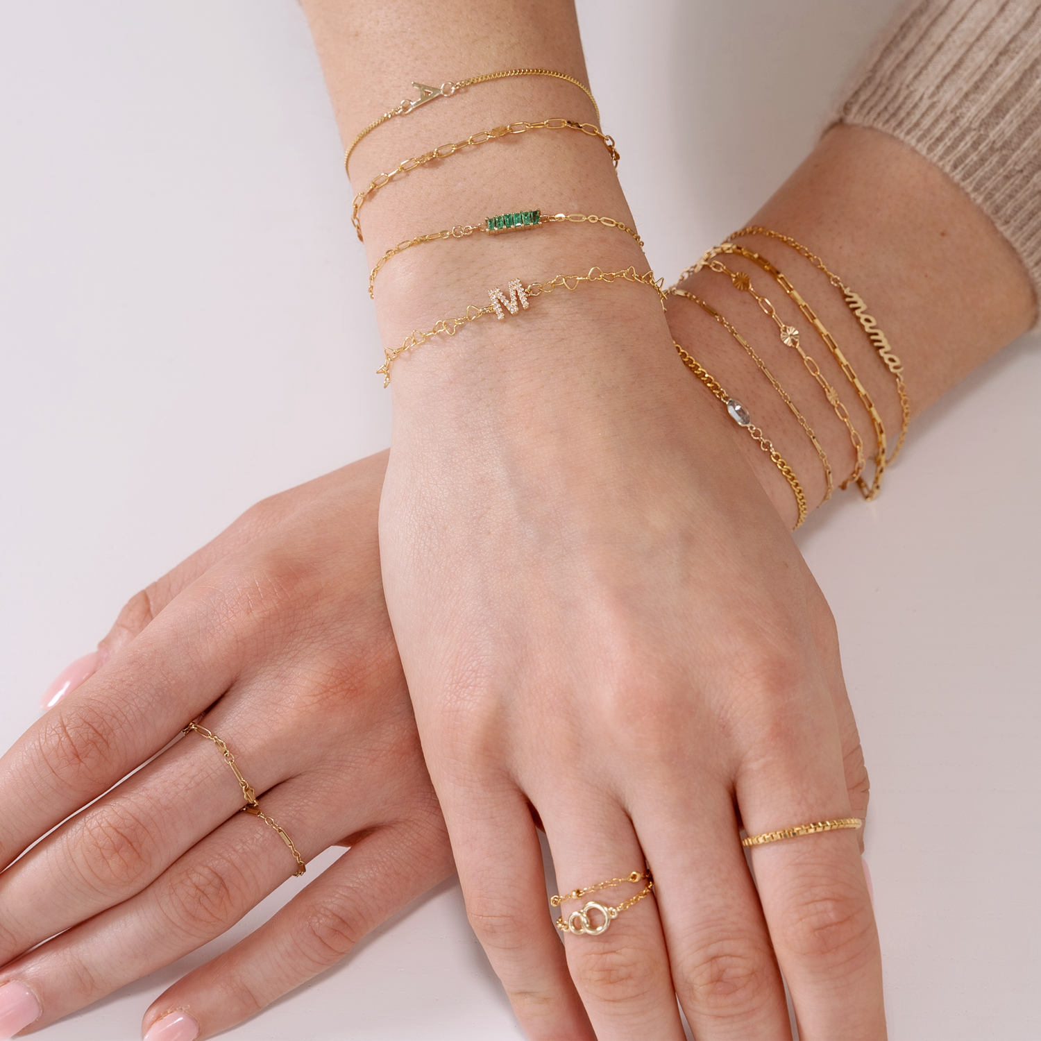 Permanent Bracelets & RIngs from Alexandra Marks