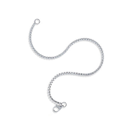 Tiny Everyday Tennis Bracelet in Sterling Silver 