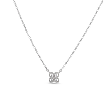 Silver Clover Necklace from Alexandra Marks Jewelry