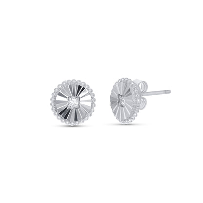 Silver Bright Stud Earrings from Alexandra Marks Jewelry