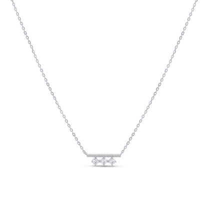 Sterling Silver Bar Necklace Alexandra Marks Jewelry