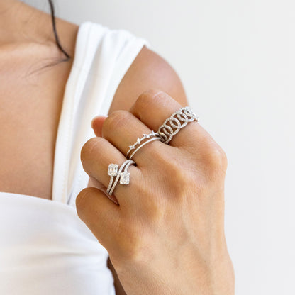 Dainty Sterling Silver Fashion Rings from Alexandra Marks Jewelry