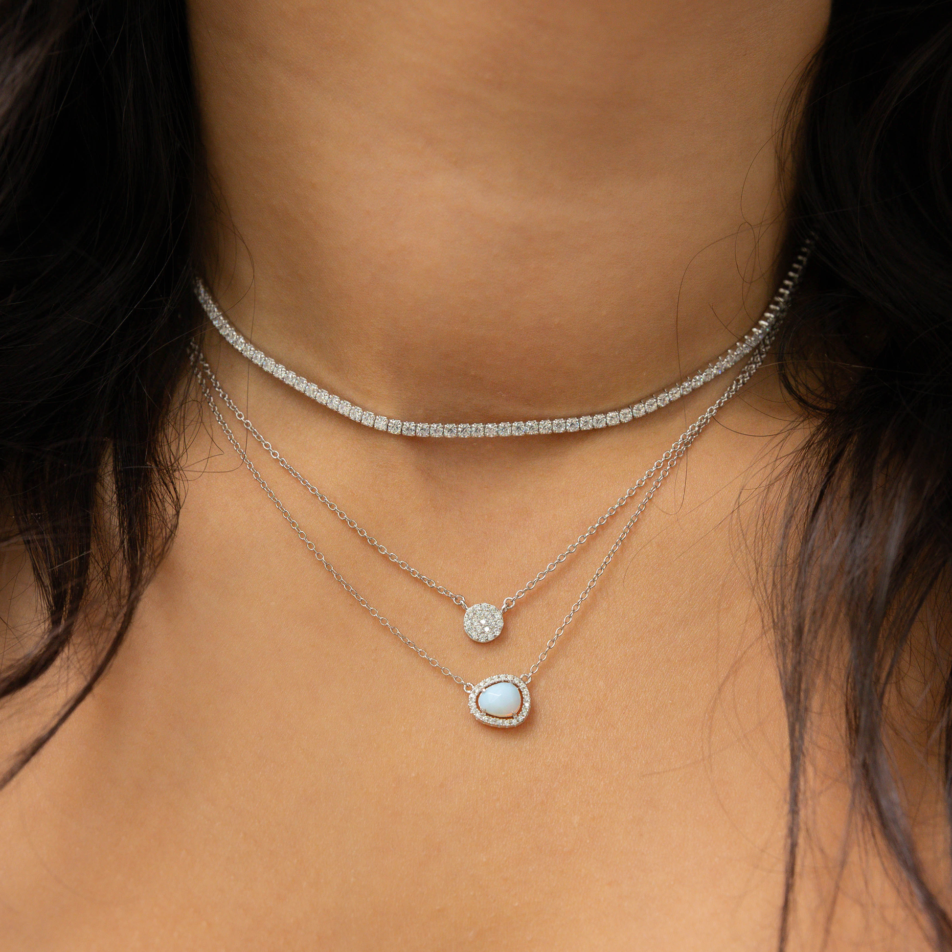 Sterling Silver Everyday Stacking Necklaces From Alexandra Marks Jewelry