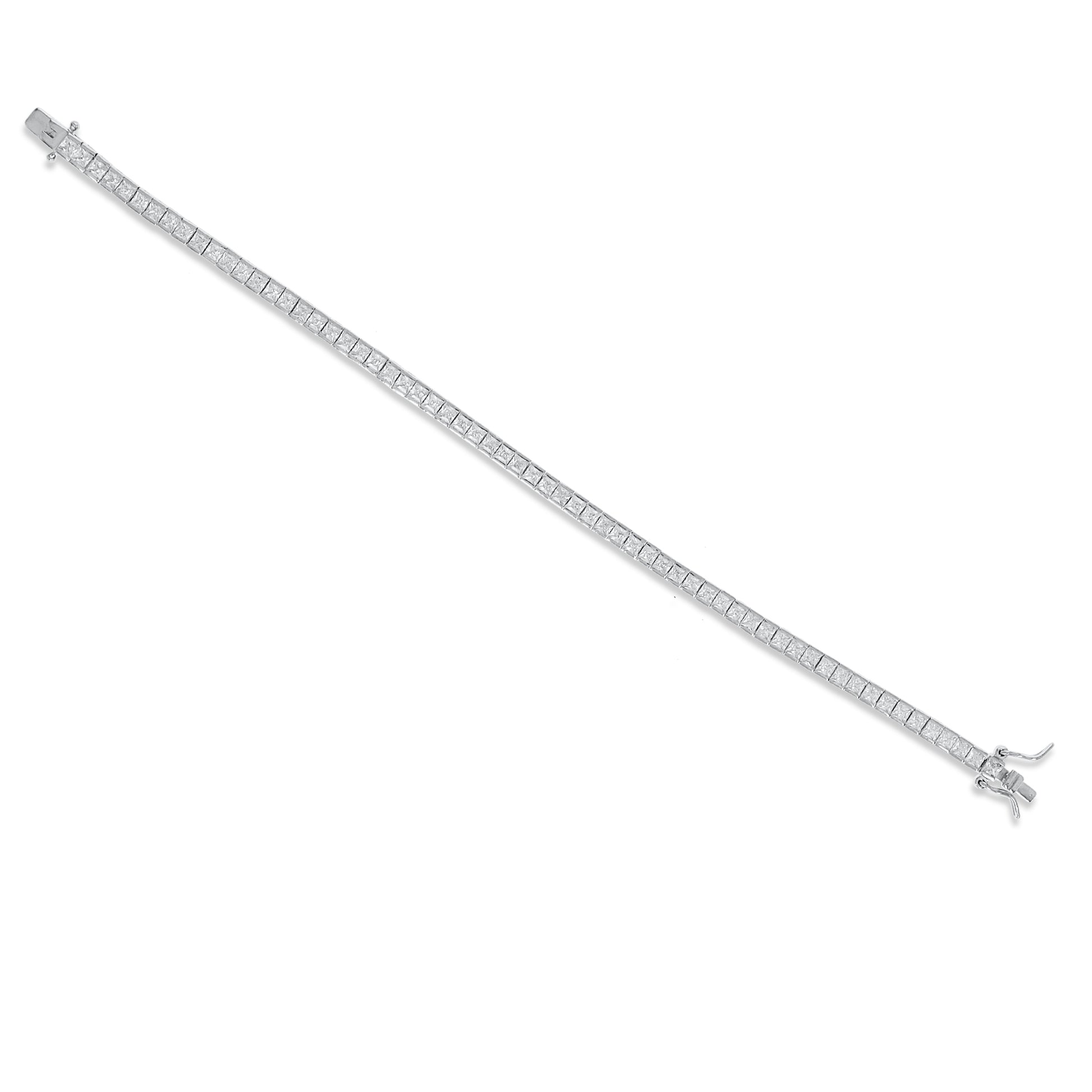 Silver CZ Tennis Bracelet - Alexandra Marks Jewelry