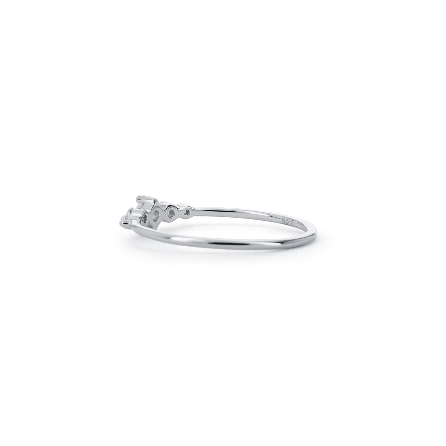 Thin Simple Silver Stacking Ring