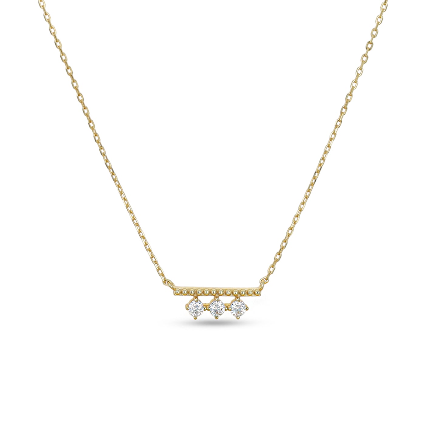 Gold Bar Necklace from Alexandra Marks Jewelry