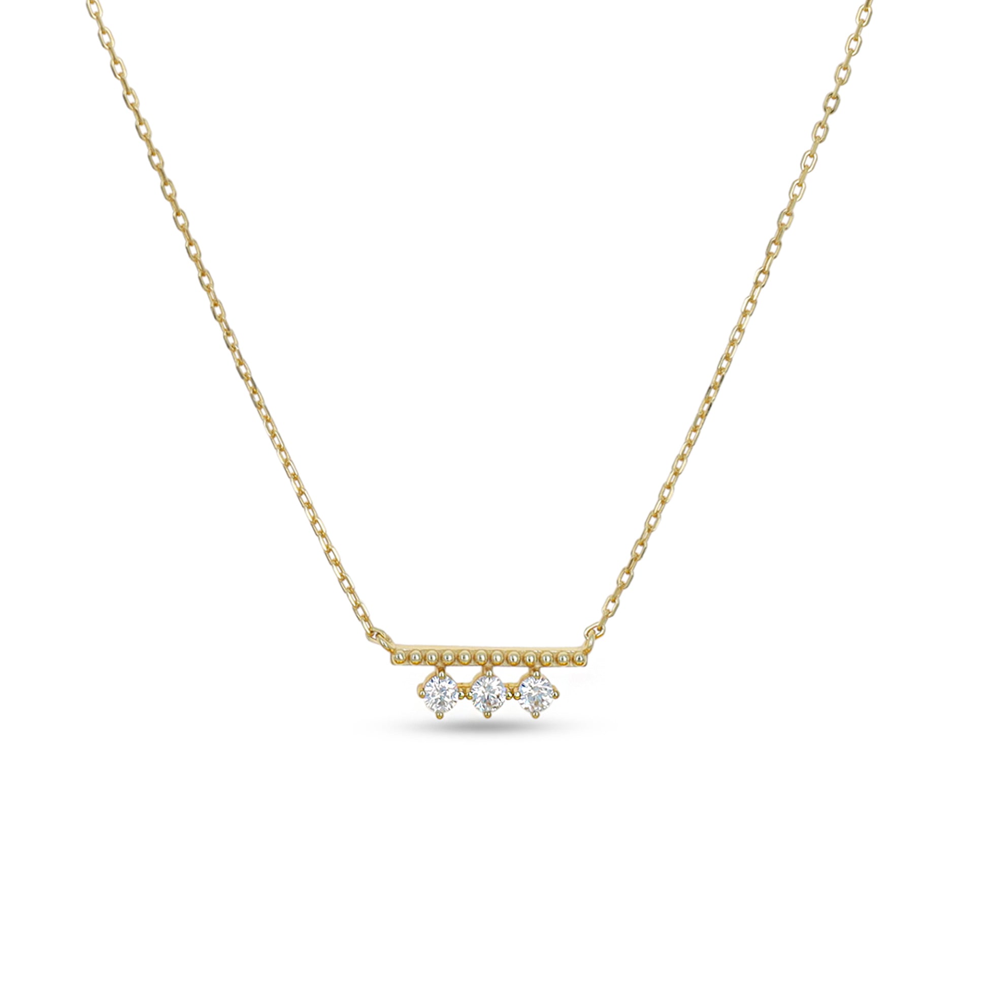 Gold Bar Necklace from Alexandra Marks Jewelry