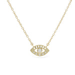 Classic Gold Evil Eye Necklace