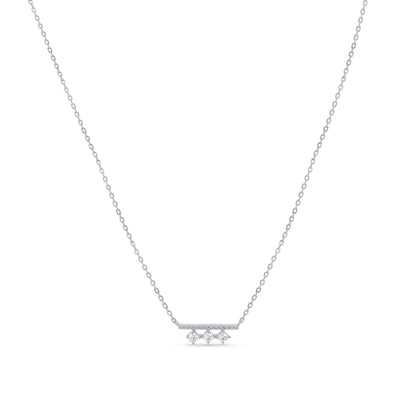 Simple Silver Bar Necklace from Alexandra Marks Jewelry