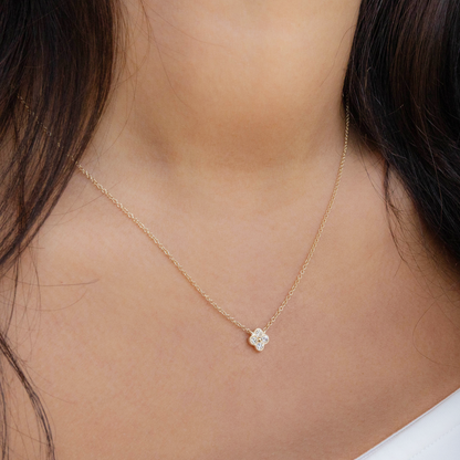 Designer Clover Necklace in Gold