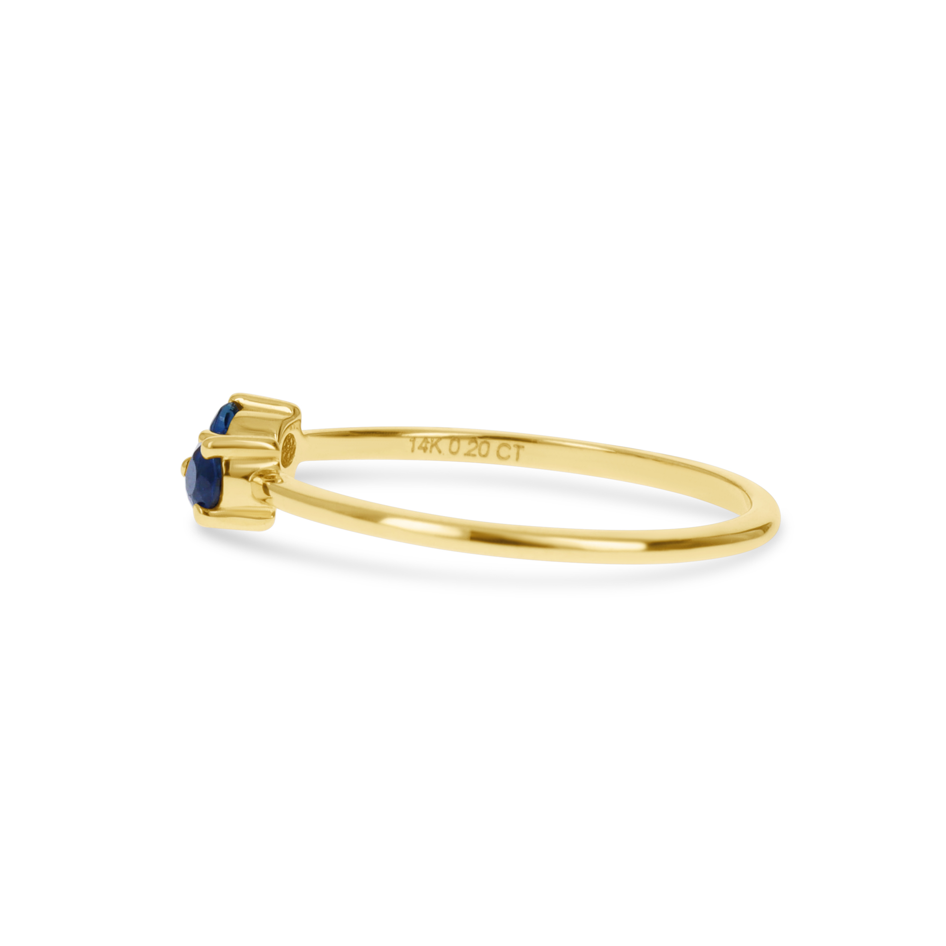 Blue Gemstone Ring in Gold 