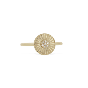 
            
                Load image into Gallery viewer, Diamond Starburst 14k Gold Ring from Alexandra Marks Jewelry
            
        