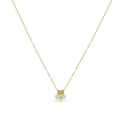 Mixed Charm Necklace in Gold from Alexandra Marks Jewelry. 
