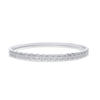 Vintage Scalloped Bangle Bracelet - Alexandra Marks Jewelry