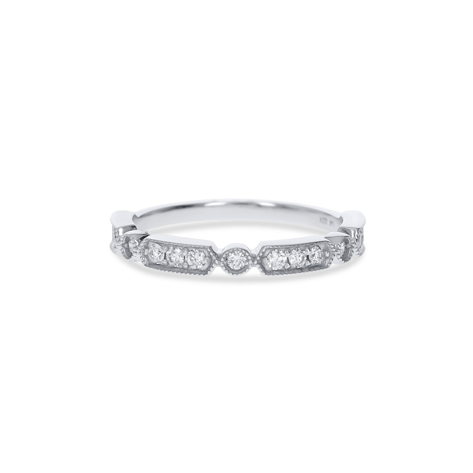 Vintage Diamond Eternity Ring from Alexandra Marks Jewelry
