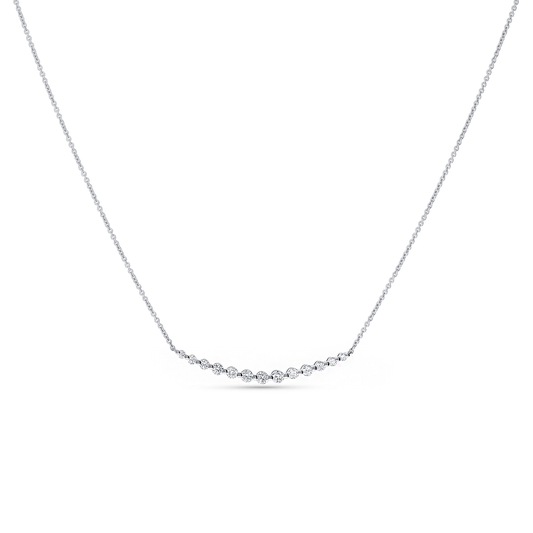 Dainty Diamond Bar Necklace from Alexandra Marks Jewelry
