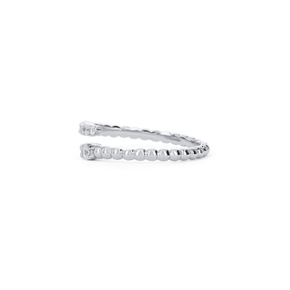 Dainty Silver Wrap Ring 