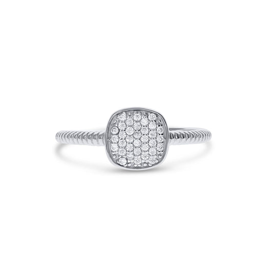 Square Statement Silver Ring - Alexandra Marks Jewelry