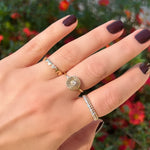 Diamond Heart Ring 14k gold from Alexandra Marks Jewelry