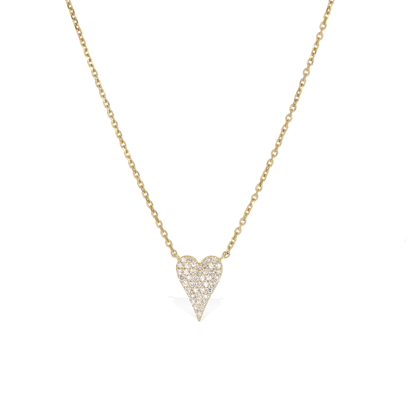 Mini Diamond Heart Necklace Alexandra Marks Jewelry