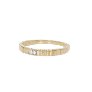 
            
                Load image into Gallery viewer, Triple Baguette Diamond Ring
            
        