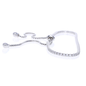 
            
                Load image into Gallery viewer, Thin Cz Tennis Bracelet
            
        