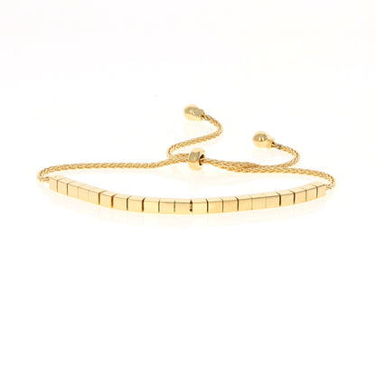 Gold Shiny Square Bracelet