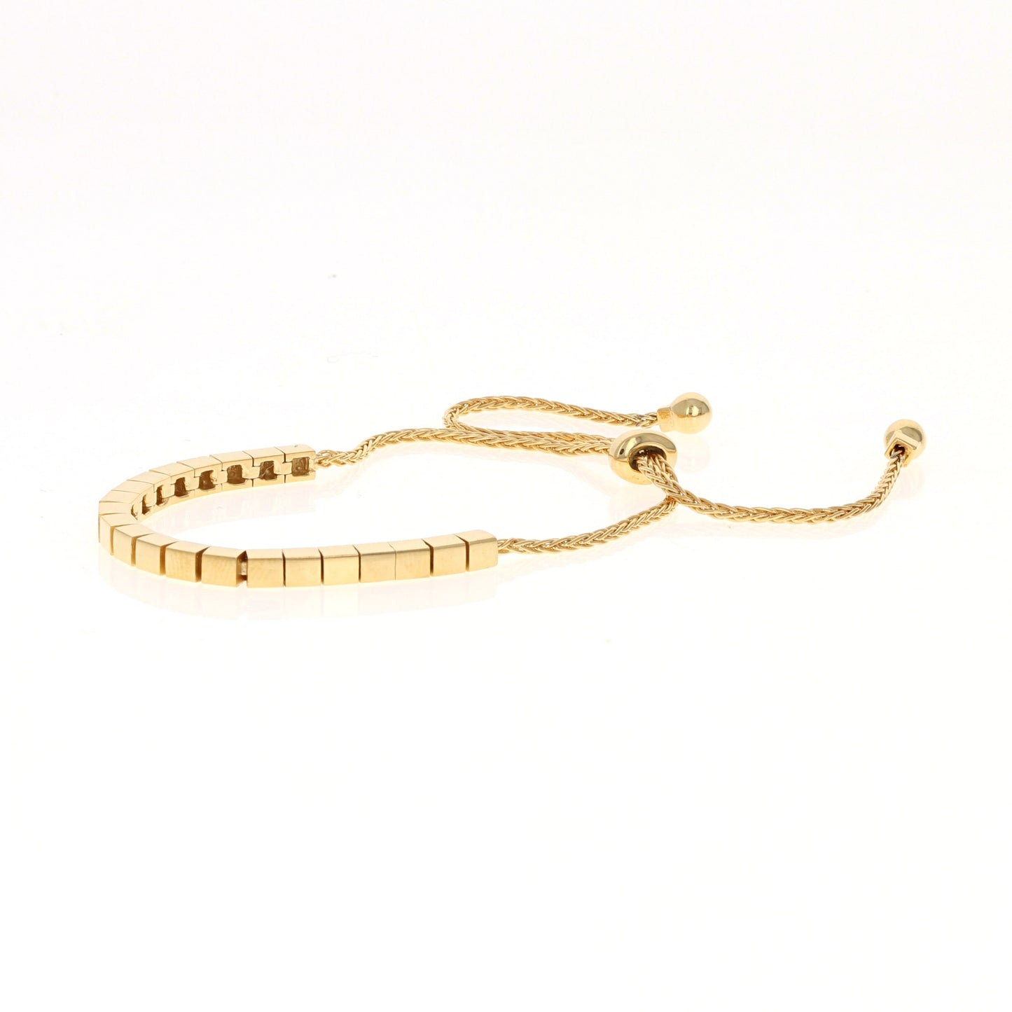 Gold Shiny Square Bracelet