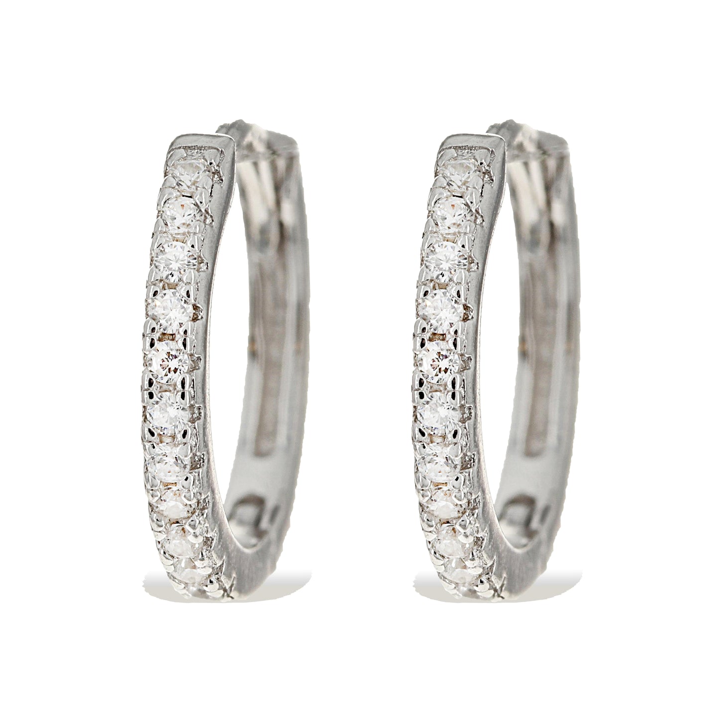 Mini Small Silver Huggie Hoop Earrings - Alexandra Marks Jewelry