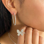 Wearing the butterfly ring from Alexandra Marks Jewelry
