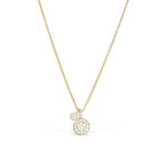 Gold Petite Disc and Charm Necklace - Alexandra Marks Jewelry