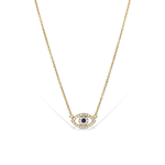 Alexandra Marks Jewelry | Classic Gold CZ Evil Eye Necklace 