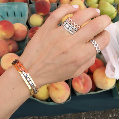 Gold Shiny Square Bracelet