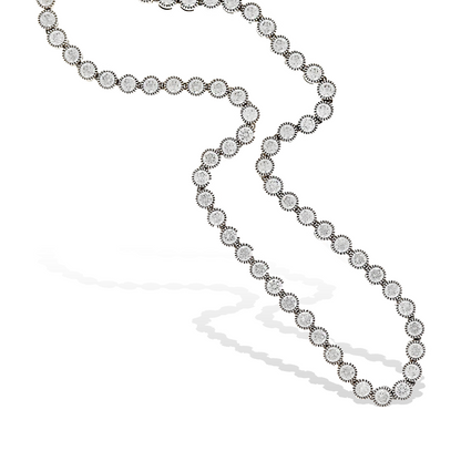 Alexandra Marks - Bezel Set CZ Tennis Necklace in Sterling Silver