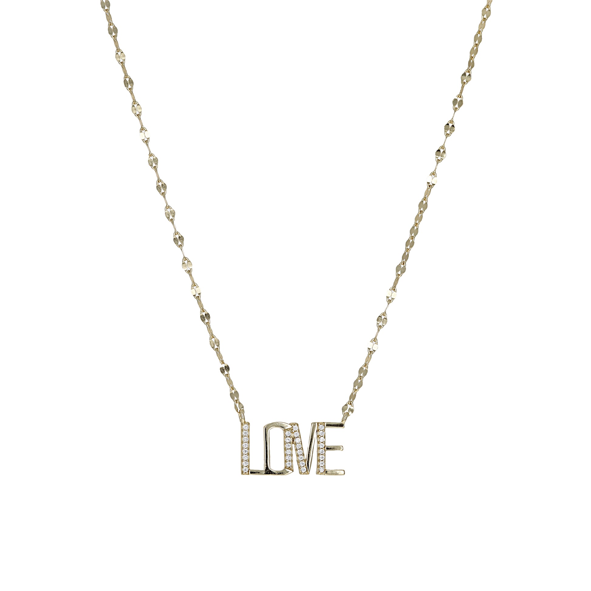Alexandra Marks - Gold LOVE Letter Necklace