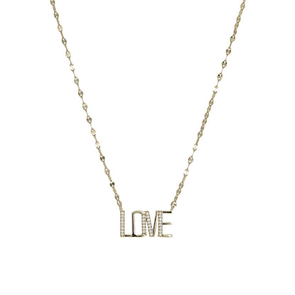 Alexandra Marks - Gold LOVE Letter Necklace