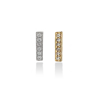 
            
                Load image into Gallery viewer, Single Letter I Initial Stud Earrings - Alexandra Marks Jewelry
            
        