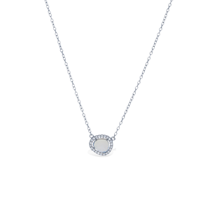 Everyday Opal Gemstone Necklace in Sterling Silver - Alexandra Marks Jewelry