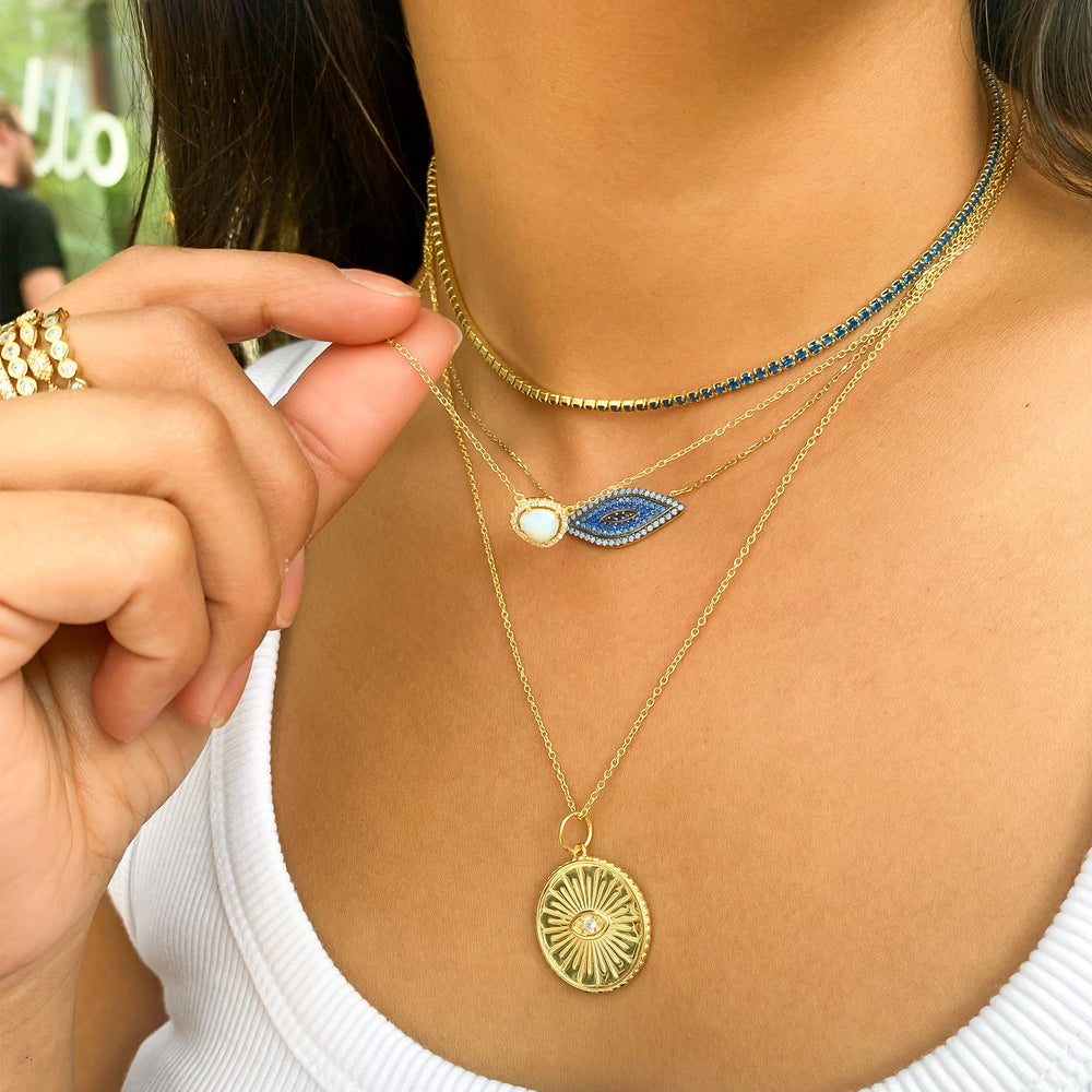 Gold Opal Necklace from Alexandra Marks Jewelry
