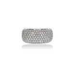 Sparkly Pave' CZ Showstopping Silver Ring - Alexandra Marks Jewelry